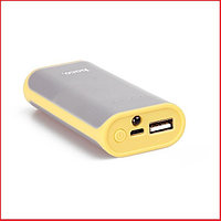 Портативный аккумулятор Hoco B21-5200 mAh Tiny Concave pattern Power bank серый