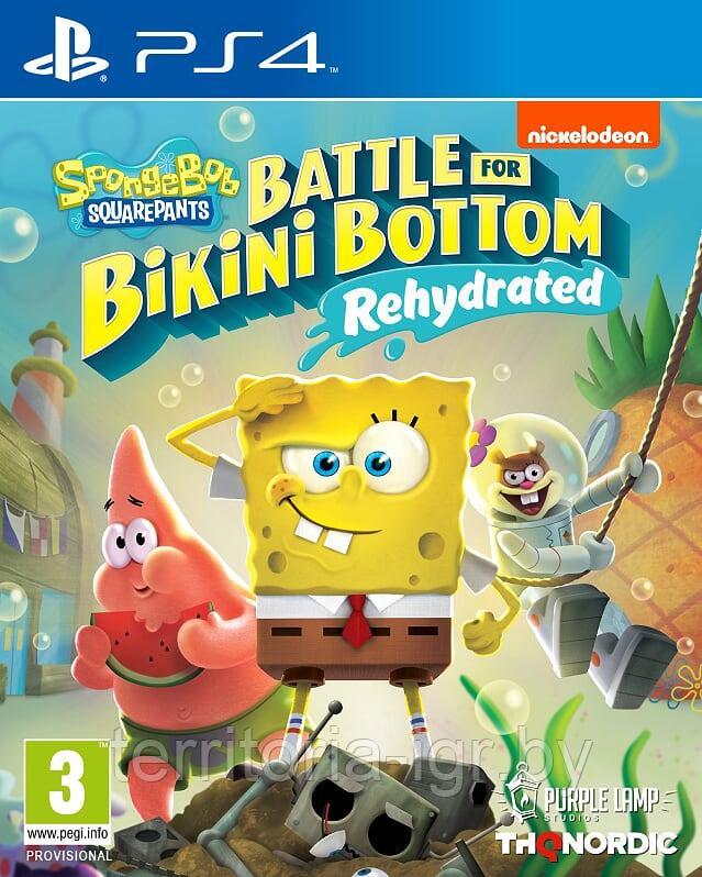 SpongeBob SquarePants:Battle For Bikini Bottom - Rehydrated PS4 (Русские субтитры) - фото 1 - id-p108604729