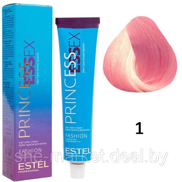 Крем-краска для волос PRINCESS ESSEX FASHION 1 розовый, 60мл (Estel, Эстель) - фото 1 - id-p108609765