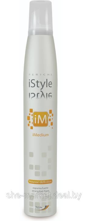 Мусс для укладки волос сильной фиксации iStyle iMedium Mousse Definition, 300 мл (Periche Professional) - фото 1 - id-p108612142