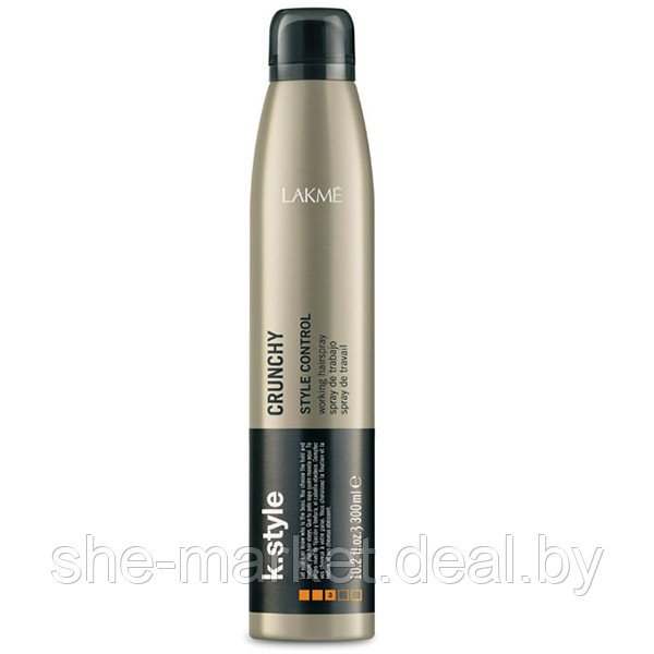 Лак для волос сильной эластичной фиксации K.Style Crunchy Working Spray, 300 мл (Lakme) - фото 1 - id-p108610902