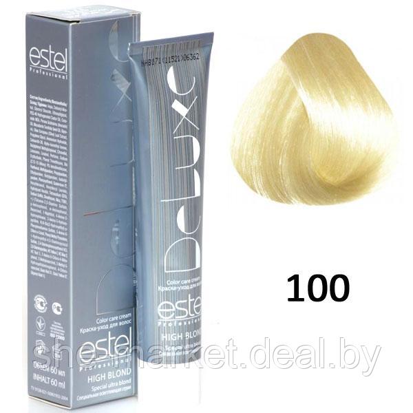 Краска-уход для волос High Blond De luxe 100 натуральный блондин ультра 60мл (Estel, Эстель) - фото 1 - id-p108608097