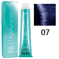Крем-краска для волос Hyaluronic acid 07 Усилитель синий, 100мл (Капус, Kapous)