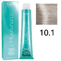 Крем-краска для волос Hyaluronic acid 10.1 Платиновый блондин пепельный, 100мл (Капус, Kapous)