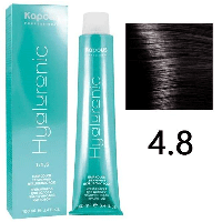 Крем-краска для волос Hyaluronic acid 4.8 Коричневый какао, 100мл (Капус, Kapous)