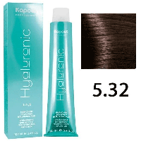 Крем-краска для волос Hyaluronic acid 5.32 Светлый коричневый палисандр, 100мл (Капус, Kapous)