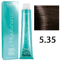 Крем-краска для волос Hyaluronic acid 5.35 Светлый коричневый каштановый, 100мл (Капус, Kapous)