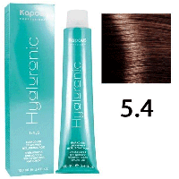 Крем-краска для волос Hyaluronic acid 5.4 Светлый коричневый медный, 100мл (Капус, Kapous)