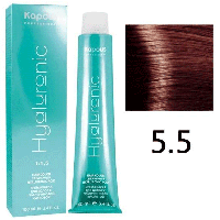 Крем-краска для волос Hyaluronic acid 5.5 Светлый коричневый махагоновый, 100мл (Капус, Kapous)