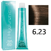 Крем-краска для волос Hyaluronic acid 6.23 Темный блондин перламутровый, 100мл (Капус, Kapous)