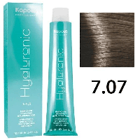 Крем-краска для волос Hyaluronic acid 7.07 Блондин натуральный холодный, 100мл (Капус, Kapous)