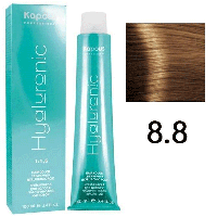 Крем-краска для волос Hyaluronic acid 8.8 Светлый блондин лесной орех, 100мл (Капус, Kapous)