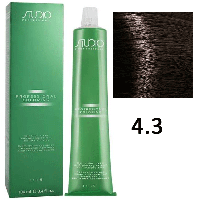 Крем-краска для волос Studio Professional Coloring 4.3 золотисто-коричневый , 100мл (Капус, Kapous)