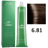 Крем-краска для волос Studio Professional Coloring 6.81 темный коричнево- пепельный блонд, 100мл (Капус,