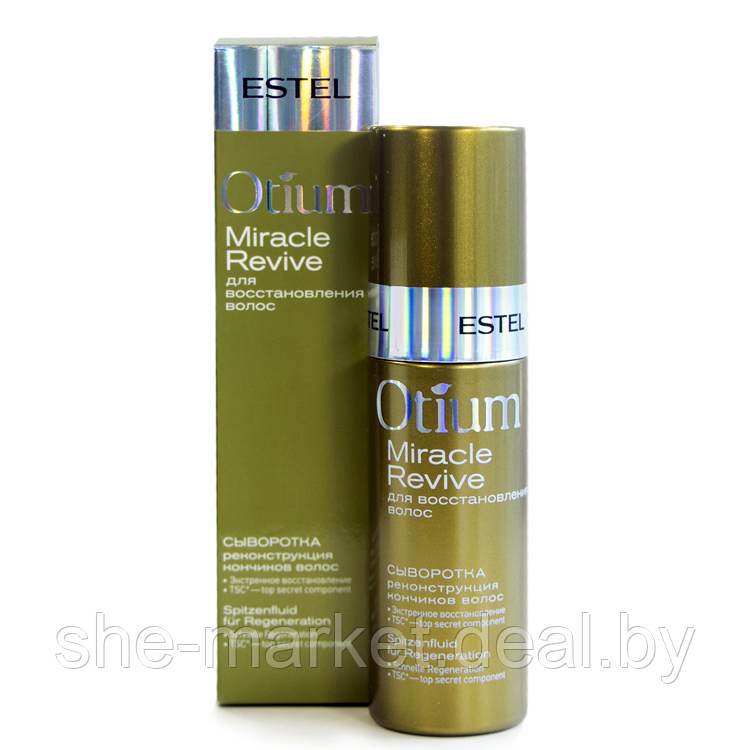 Сыворотка Реконструкция кончиков волос OTIUM MIRACLE REVIVE, 100мл (Estel, Эстель) - фото 1 - id-p108615384