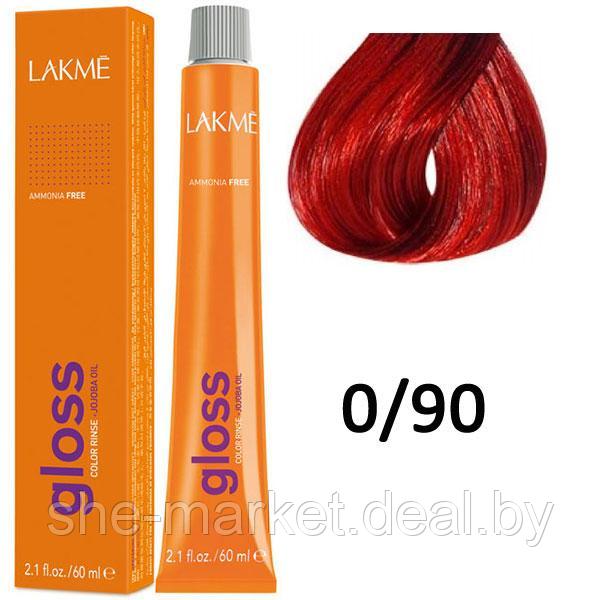 Полуперманентная краска для волос Gloss ТОН - 0/90, 60мл (Lakme) - фото 1 - id-p108613862