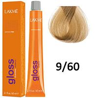 Полуперманентная краска для волос Gloss ТОН - 9/60, 60мл (Lakme)