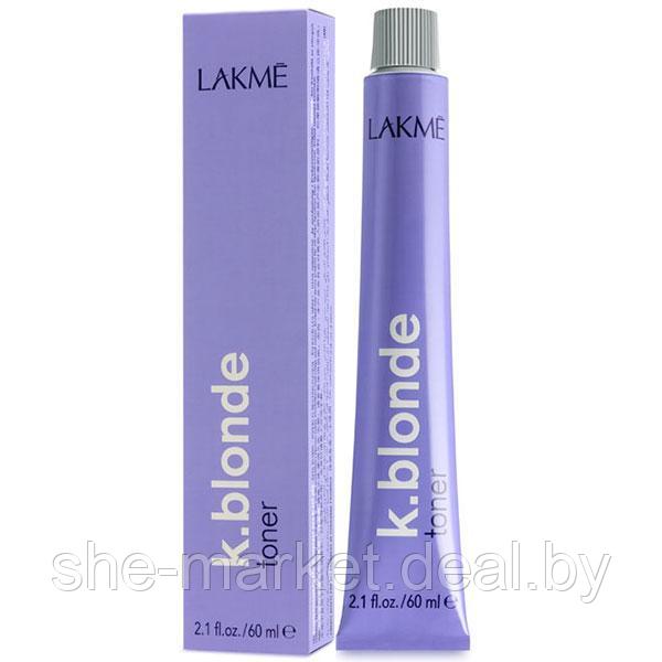 Тонер для светлых волос K.Blonde Toner Pearl Серебряный, 60 мл (Lakme) - фото 1 - id-p108615461