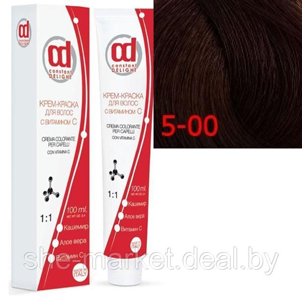Крем-краски для волос с витамином С 5/00 светло-коричневый натуральный экстра 100мл (Constant Delight) - фото 3 - id-p108610406