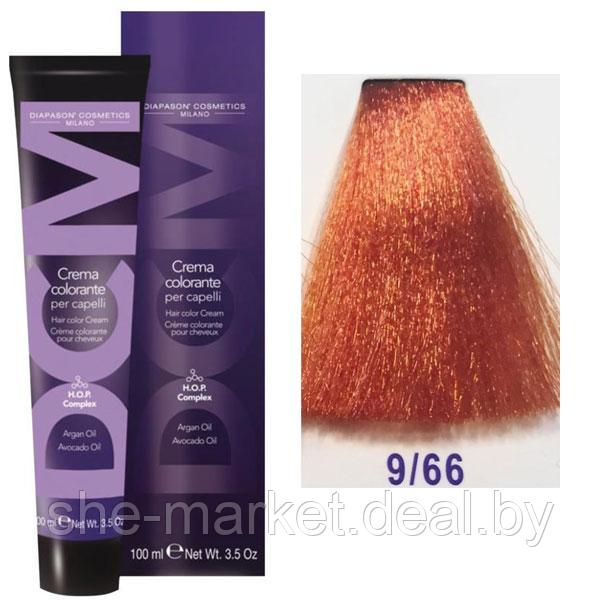 Крем-краска DCM Hair Color Cream HOP Complex 9/66 100мл (Diapason Cosmetics Milano (DCM)) - фото 1 - id-p108608866