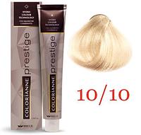Крем краска для волос Colorianne Prestige ТОН - 10/10 Ультра светлый пепельный блонд, 100мл (Brelil