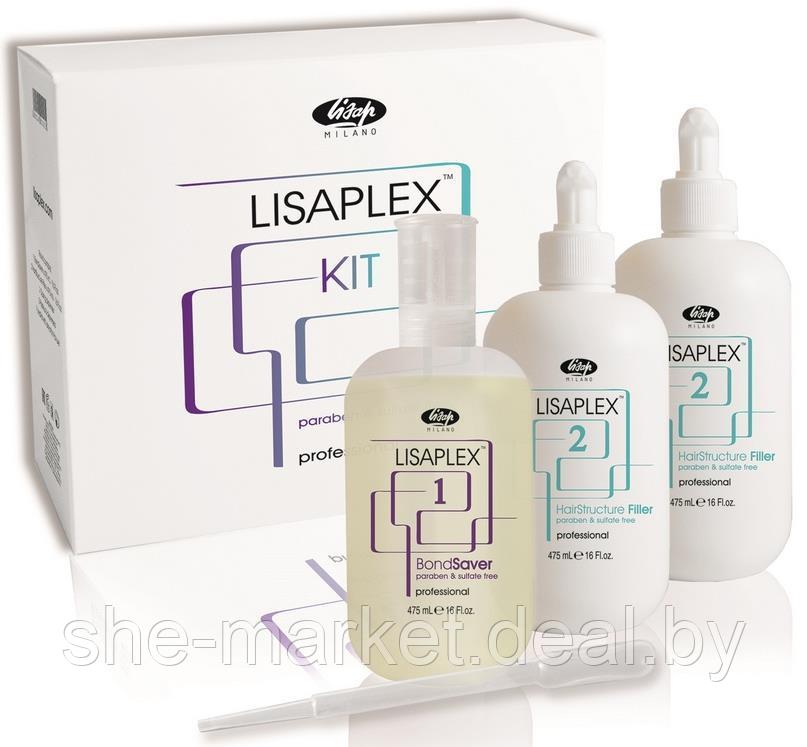 Набор для профессионального восстановления волос LISAPLEX, 3х475 (Lisap Milano) - фото 1 - id-p108612249