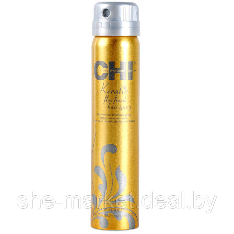 Лак для волос Keratin Flex Finish Hair Spray, 74мл (CHI) - фото 1 - id-p108610851