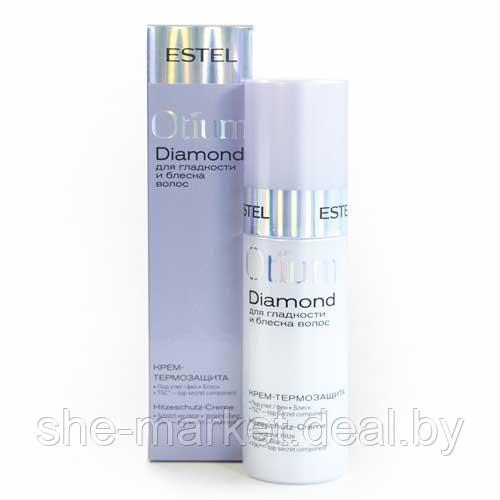 Крем-термозащита для гладкости и блеска волос OTIUM DIAMOND, 100мл (Estel, Эстель) - фото 1 - id-p108610573