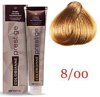 Кремкраска для волос Colorianne Prestige ТОН - 8/00 Светлый блонд, 100мл (Brelil Professional)