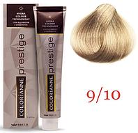 Крем краска для волос Colorianne Prestige ТОН - 9/10 Очень светлый пепельный блонд, 100мл (Brelil
