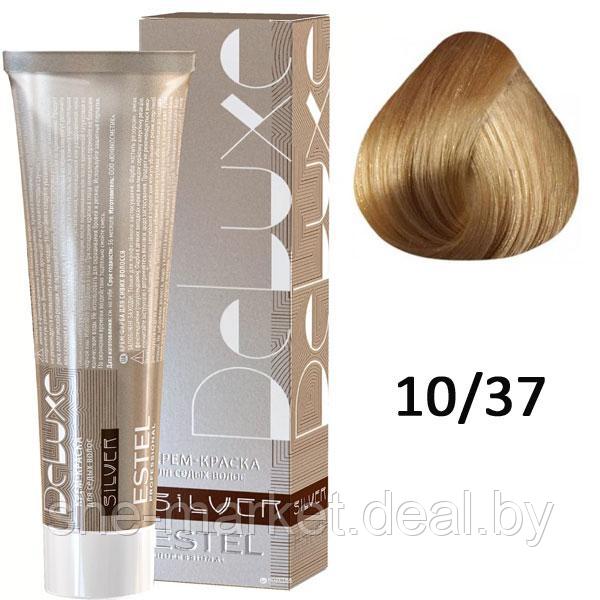 Крем-краска для седых волос SILVER DE LUXE 10/37 светлый блондин золотисто-коричневый 60мл (Estel, Эстель) - фото 1 - id-p108610300