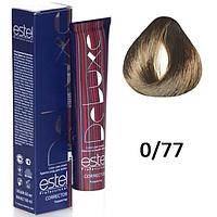 Краска-уход для волос DE LUXE CORRECT 0/77 коричневый 60мл (Estel, Эстель)