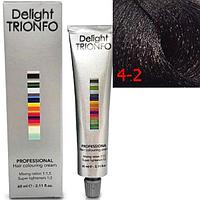 Стойкая крем-краска для волос Constant Delight Trionfo 4-2 Средний коричневый пепельный 60мл (Constant