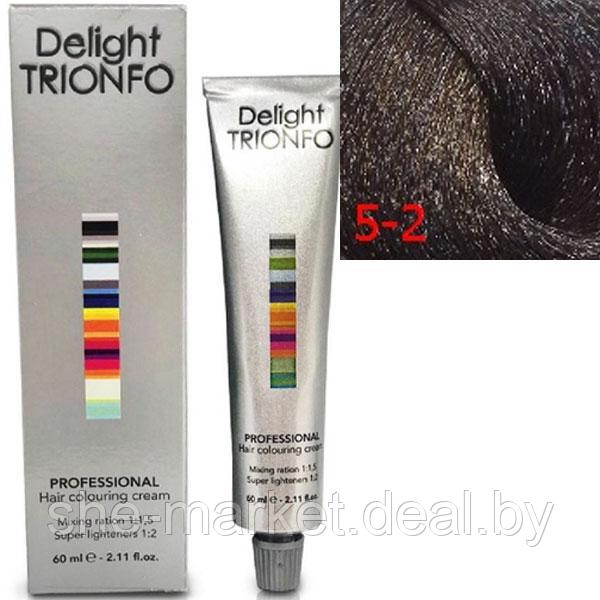 Стойкая крем-краска для волос Constant Delight Trionfo 5-2 Светлый коричневый пепельный 60мл (Constant - фото 1 - id-p108615116
