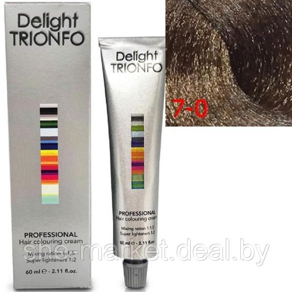 Стойкая крем-краска для волос Constant Delight Trionfo 7-0 Средний русый натуральный 60мл (Constant Delight) - фото 1 - id-p108615139