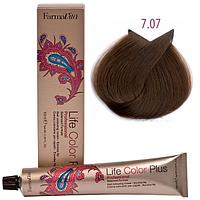 Крем-краска для волос LIFE COLOR PLUS 7,07/7MNF холодный блондин 100мл (Farmavita)