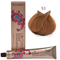 Крем-краска для волос LIFE COLOR PLUS 9,3/9D очень светлый золотистый блондин 100мл (Farmavita)