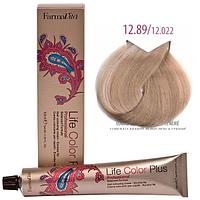 Крем-краска для волос LIFE COLOR PLUS 12,89 серебристый шик 100мл (Farmavita)