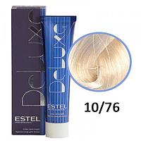 Краска-уход для волос Deluxe 10/76 светлый блондин коричнево-фиолетовый 60мл (Estel, Эстель)