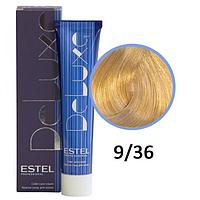 Краска-уход для волос Deluxe 9/36 блондин золотисто-фиолетовый 60мл (Estel, Эстель)