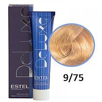 Краска-уход для волос Deluxe 9/75 блондин коричнево-красный 60мл (Estel, Эстель)
