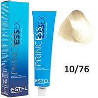 Крем-краска для волос PRINCESS ESSEX 10/76 светлый блондин коричнево-фиолетовый/снежный лотос 60мл (Estel,