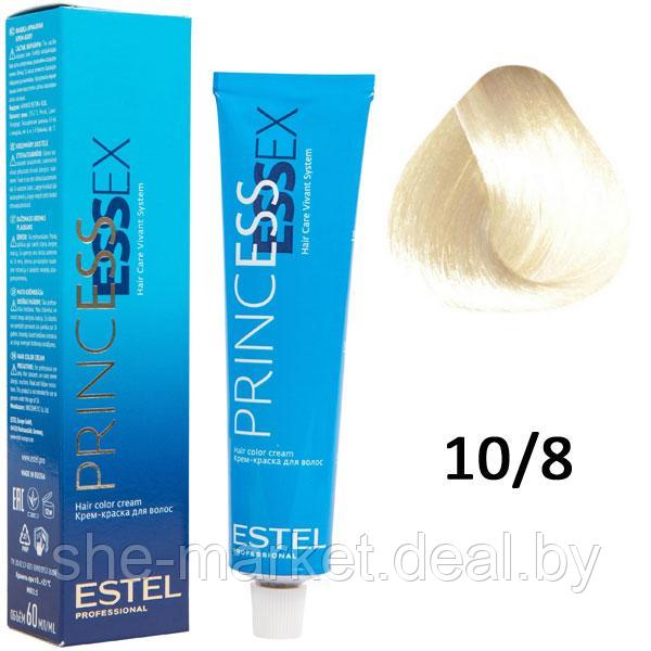 Крем-краска для волос PRINCESS ESSEX 10/8 светлый блондин жемчужный/жемчужный лед 60мл (Estel, Эстель) - фото 1 - id-p108609664