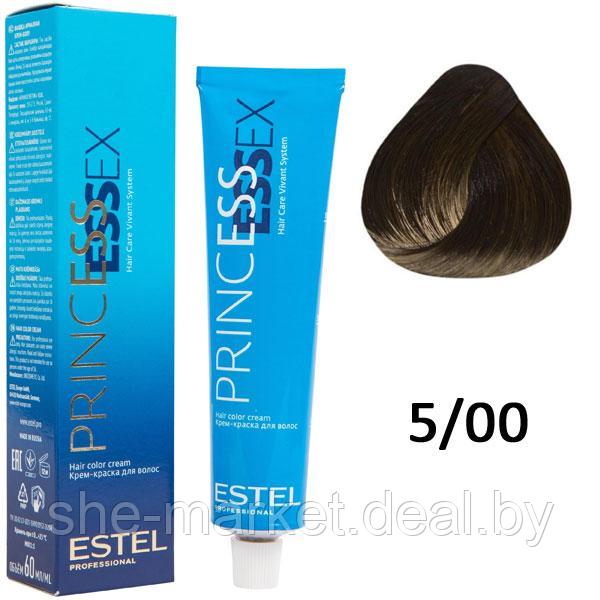 Крем-краска для волос PRINCESS ESSEX 5/00 светлый шатен для седины 60мл (Estel, Эстель) - фото 1 - id-p108609673