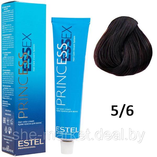 Крем-краска для волос PRINCESS ESSEX 5/6 божоле 60мл (Estel, Эстель) - фото 1 - id-p108609678