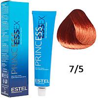 Крем-краска для волос PRINCESS ESSEX 7/5 средне-русый красный 60мл (Estel, Эстель)