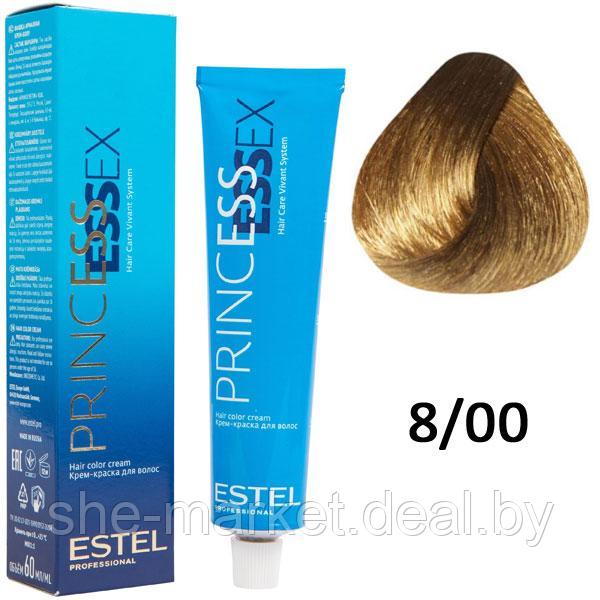 Крем-краска для волос PRINCESS ESSEX 8/00 светло-русый для седины 60мл (Estel, Эстель) - фото 1 - id-p108609713