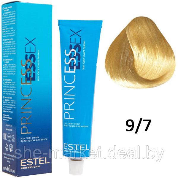 Крем-краска для волос PRINCESS ESSEX 9/7 блондин бежевый/ ваниль 60мл (Estel, Эстель) - фото 1 - id-p108609741