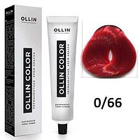 Крем-краска для волос Ollin Color 0/66 корректор красный, 60мл (OLLIN Professional)