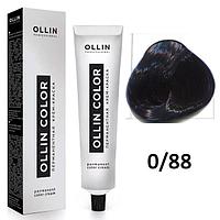 Крем-краска для волос Ollin Color 0/88 корректор синий, 60мл (OLLIN Professional)